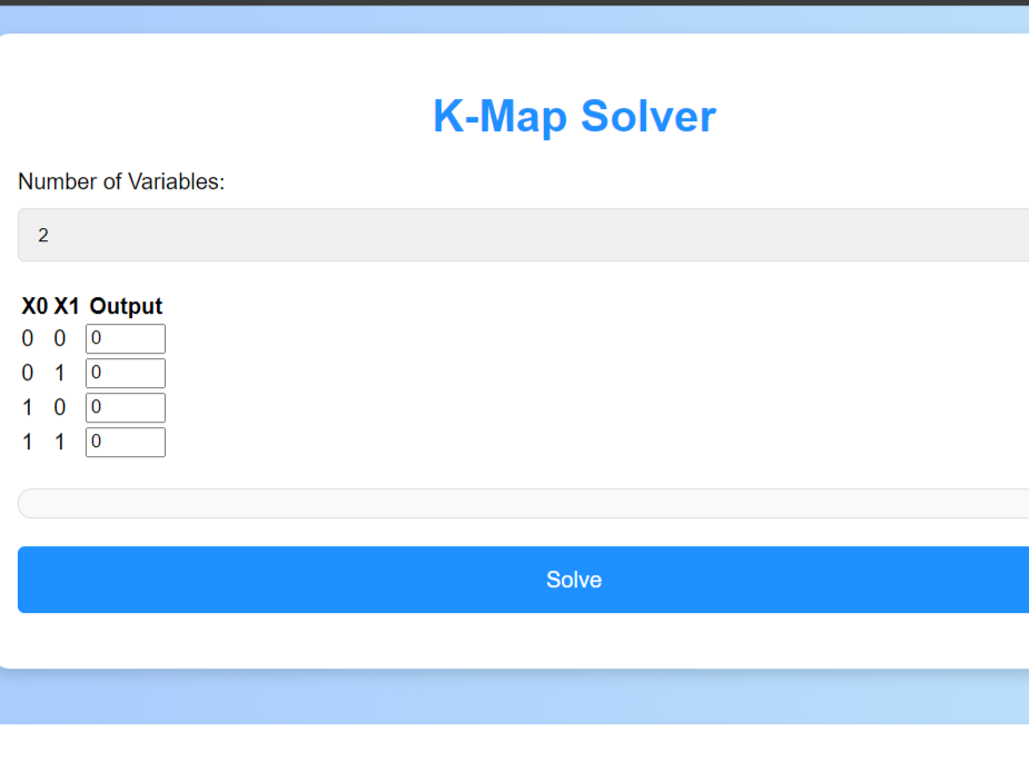 K-Map Solver